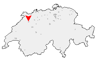 Karte von Bözingen/Boujean