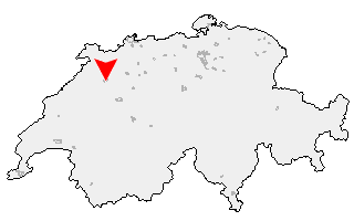 Karte von Brügg