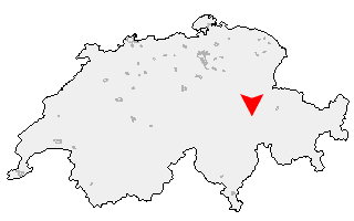 Karte von Ilanz