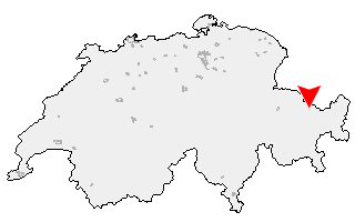 Karte von Klosters-Serneus