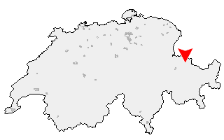 Karte von Luzein