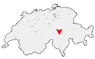 Karte von Medel (Lucmagn)