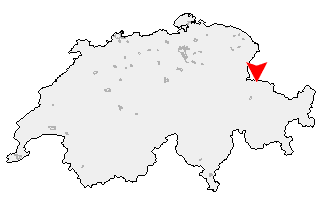 Karte von Seewis im Prättigau