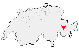 Karte von Tinizong-Rona