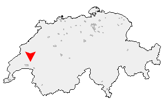 Karte von Ferlens (VD)