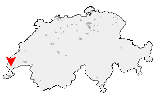 Karte von Trélex