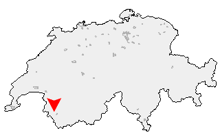 Karte von Evionnaz
