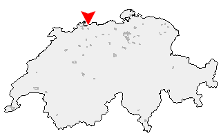 Karte von Kaiseraugst