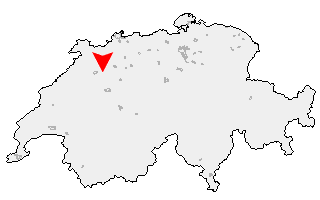 Karte von Büren an der Aare