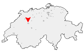 Karte von Bremgarten bei Bern