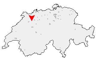 Karte von Rüti bei Büren