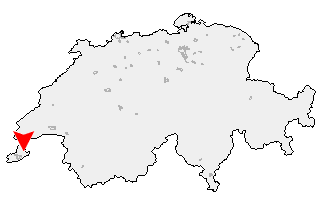 Karte von Corsier (GE)