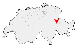 Karte von Bonaduz