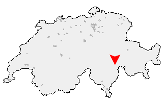 Karte von Hinterrhein