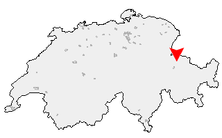 Karte von Valzeina