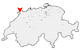 Karte von Bressaucourt