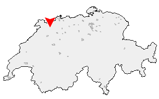 Karte von Châtillon (JU)
