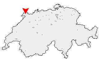 Karte von Porrentruy