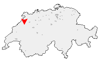 Karte von Cornaux
