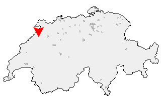 Karte von Le Pâquier (NE)