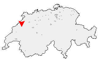 Karte von Valangin