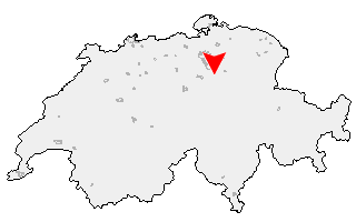 Karte von Wollerau