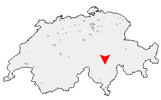Karte von Blenio