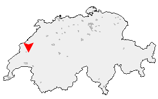 Karte von Mézery-près-Donneloye
