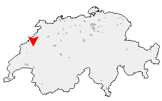 Karte von Bellerive (VD)
