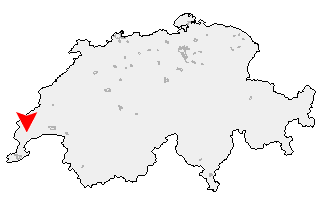 Karte von Burtigny