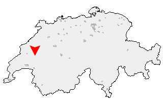 Karte von Cerniaz (VD)