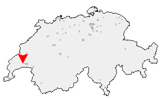 Karte von Denges