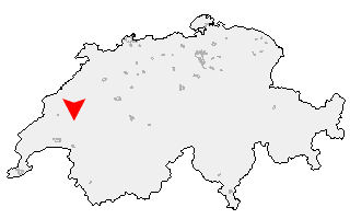 Karte von Dompierre (VD)