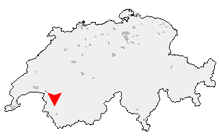Karte von Lavey-les-Bains