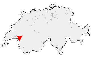 Karte von Vouvry