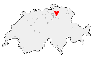Karte von Gossau (ZH)