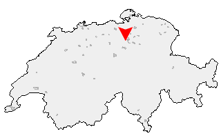 Karte von Langnau am Albis
